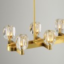 Loft Industry Modern - Glass Bob Line Chandelier